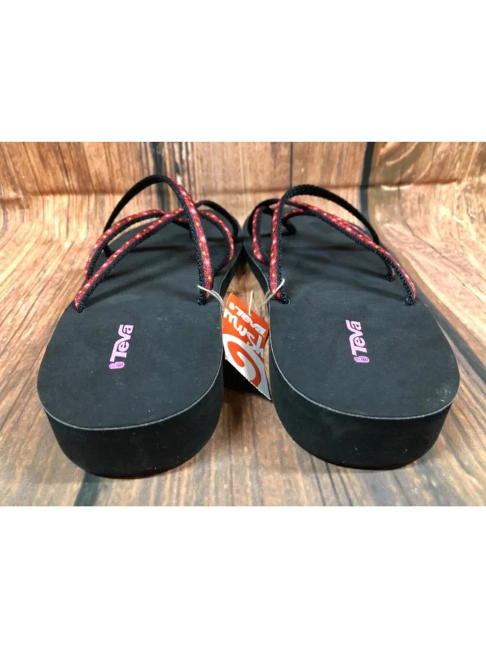 Teva Youth Girls 5 Mush Mandalyn Wedge Fantasia Poppy Thong Sandals